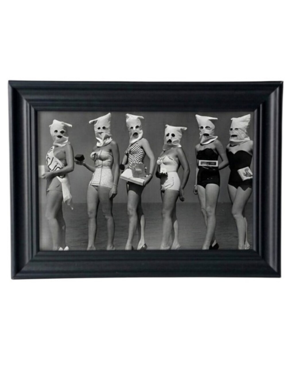 Vintage Lady's Legs Beauty Pageant Werid 60 Retro fashion beauty makeup hair art